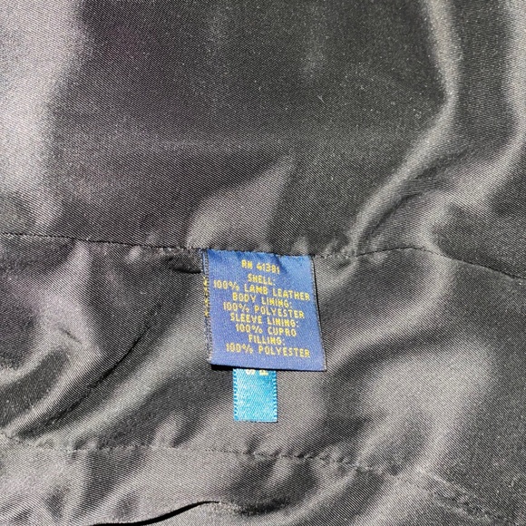 $1498 Polo Ralph Lauren Small Tie Dye Leather Jacket Painted Runway New - Picture 8 of 8